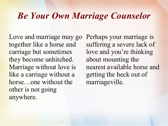 Saving Your Marriage Without a Counselor
